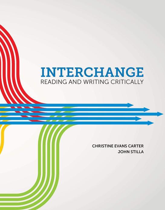 Interchange: Reading and Writing Critically, 1st Edition cover photo