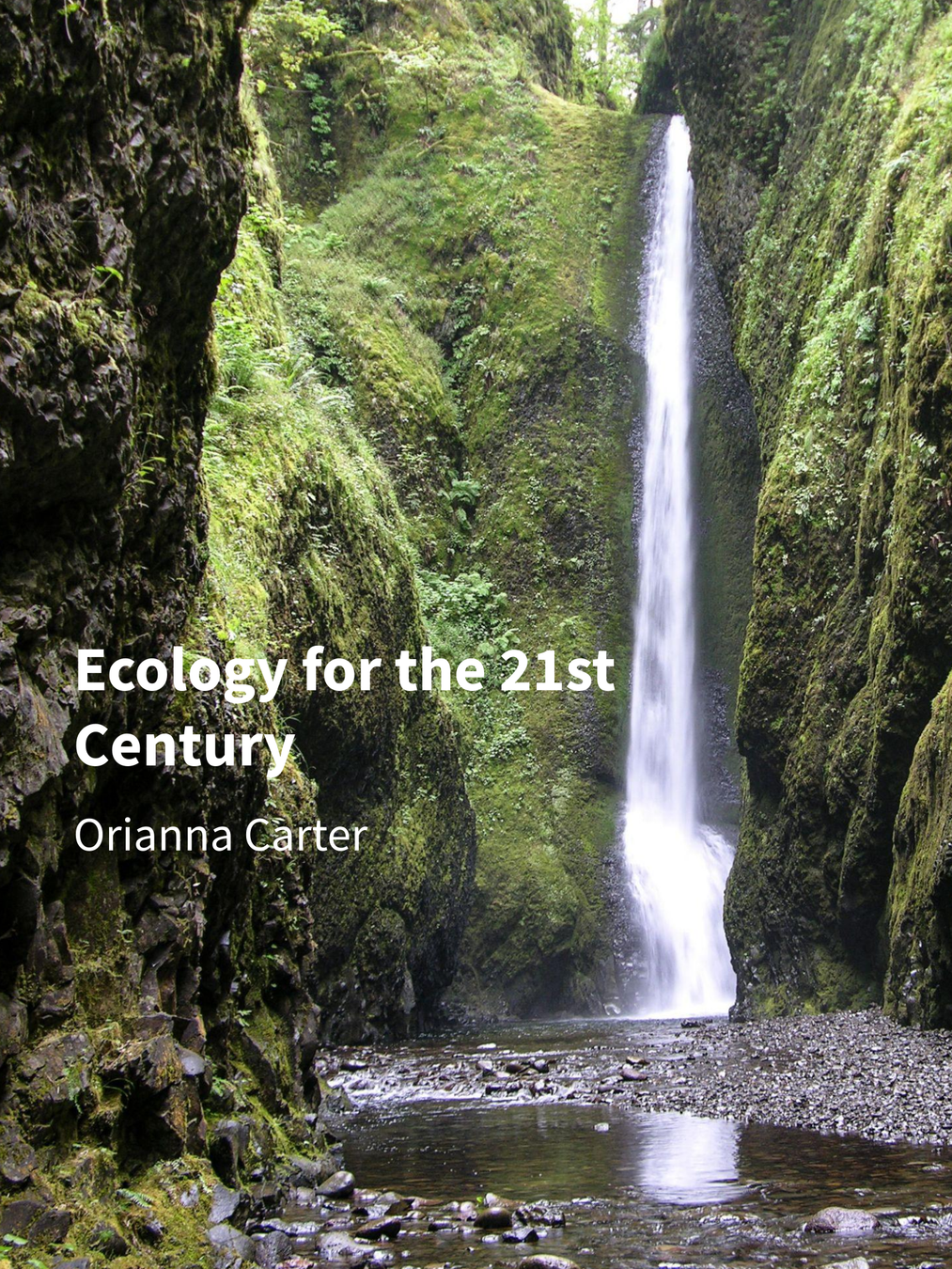 Ecology for the 21st Century cover photo