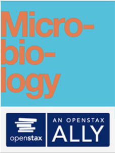 OpenStax: Microbiology cover photo